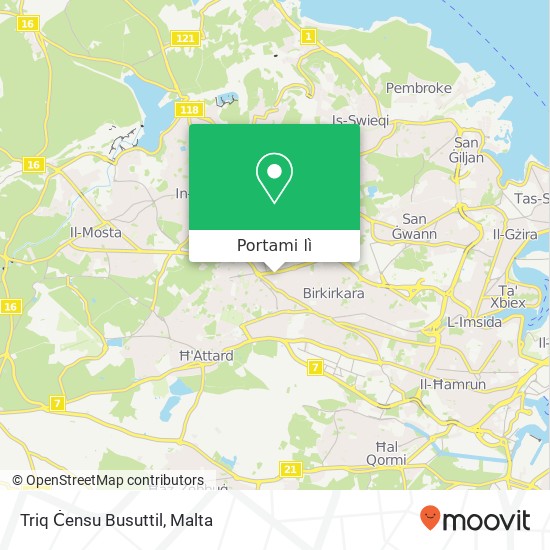 Mappa Triq Ċensu Busuttil