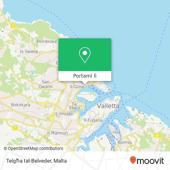 Mappa Telgħa tal-Belveder