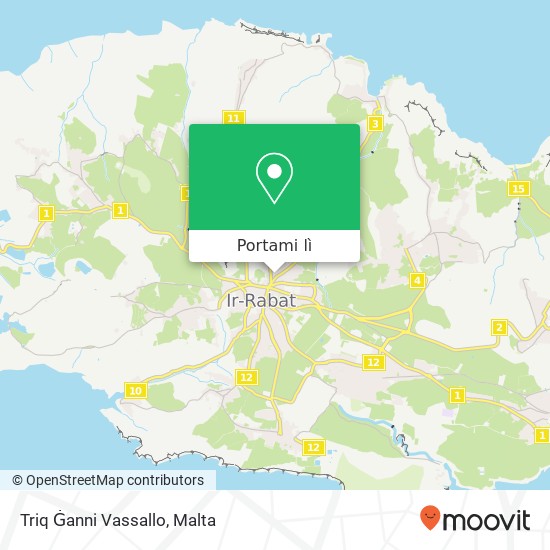 Mappa Triq Ġanni Vassallo