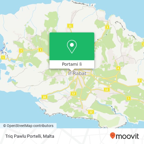 Mappa Triq Pawlu Portelli