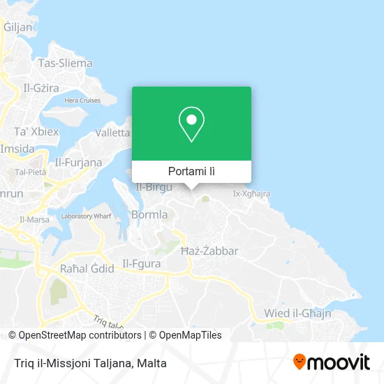 Mappa Triq il-Missjoni Taljana