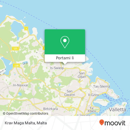 Mappa Krav Maga Malta