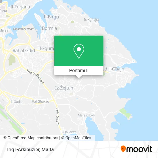 Mappa Triq l-Arkibuzier