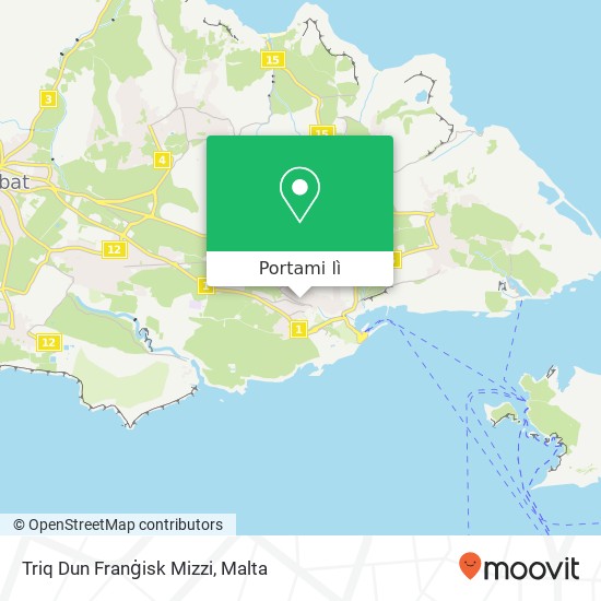 Mappa Triq Dun Franġisk Mizzi