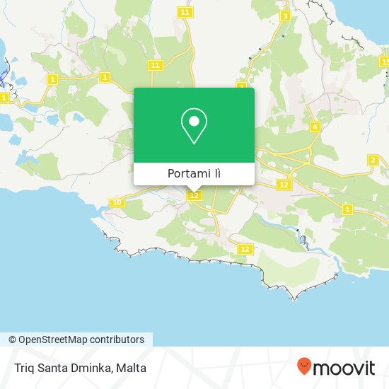 Mappa Triq Santa Dminka