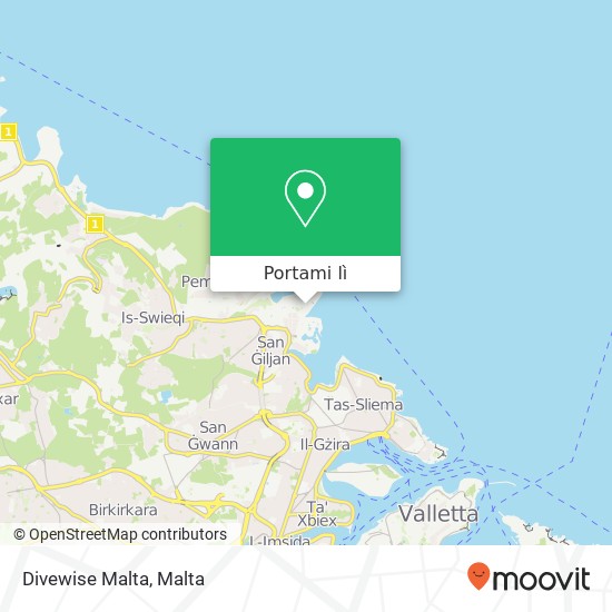 Mappa Divewise Malta