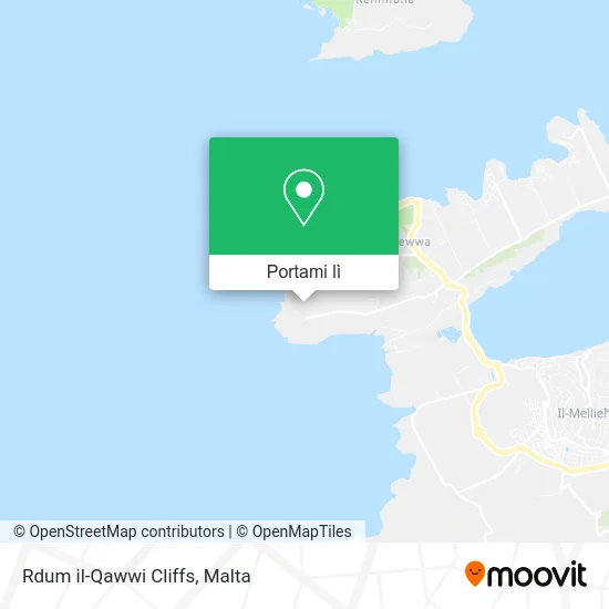 Mappa Rdum il-Qawwi Cliffs