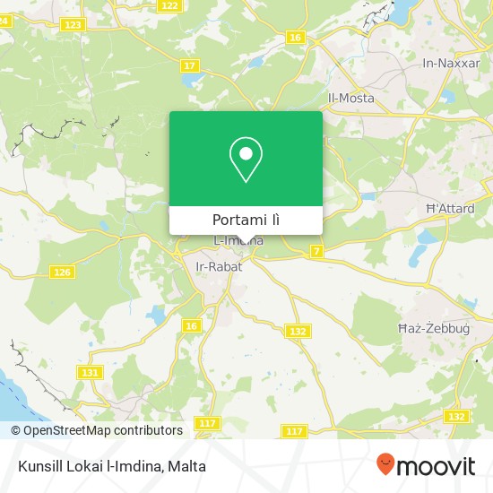 Mappa Kunsill Lokai l-Imdina