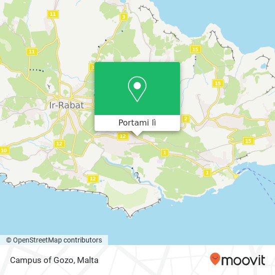 Mappa Campus of Gozo