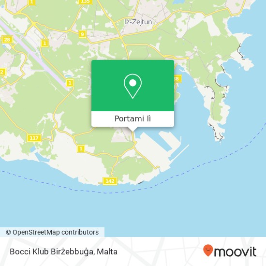 Mappa Bocci Klub Birżebbuġa
