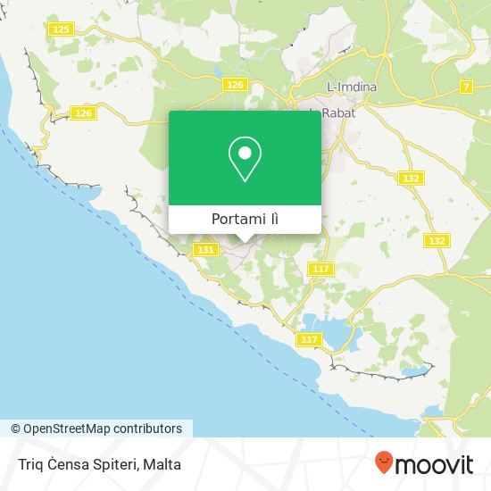 Mappa Triq Ċensa Spiteri