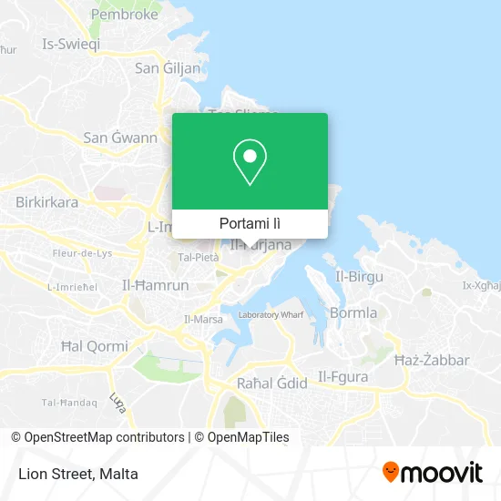 Mappa Lion Street