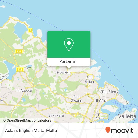 Mappa Aclass English Malta