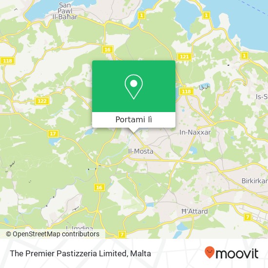 Mappa The Premier Pastizzeria Limited