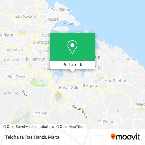 Mappa Telgħa ta' Ras Ħanżir
