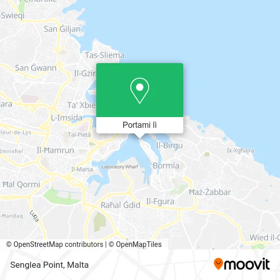 Mappa Senglea Point