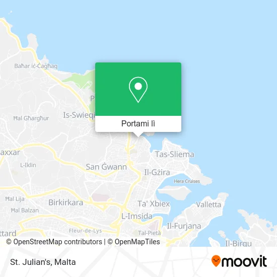 Mappa St. Julian's