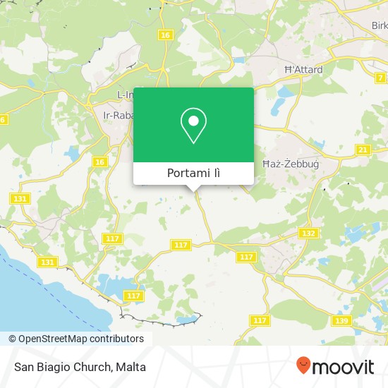 Mappa San Biagio Church