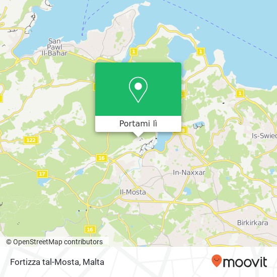 Mappa Fortizza tal-Mosta