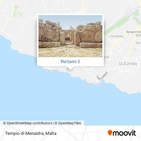 Mappa Tempio di Menaidra