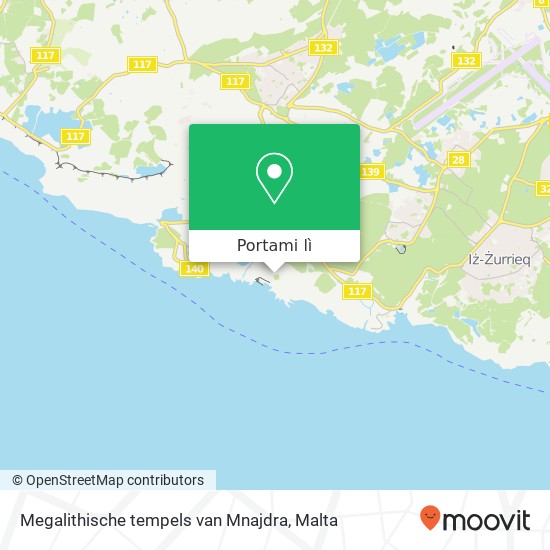 Mappa Megalithische tempels van Mnajdra