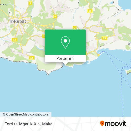 Mappa Torri ta’ Mġar-ix-Xini