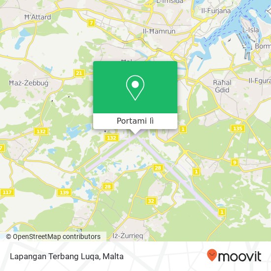 Mappa Lapangan Terbang Luqa