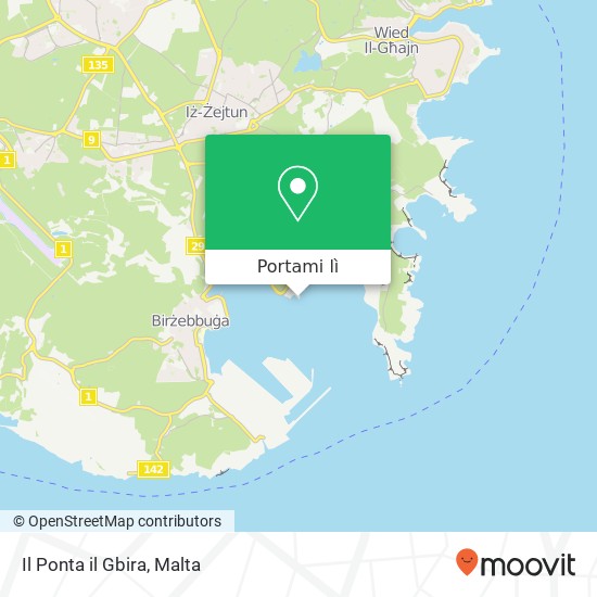 Mappa Il Ponta il Gbira