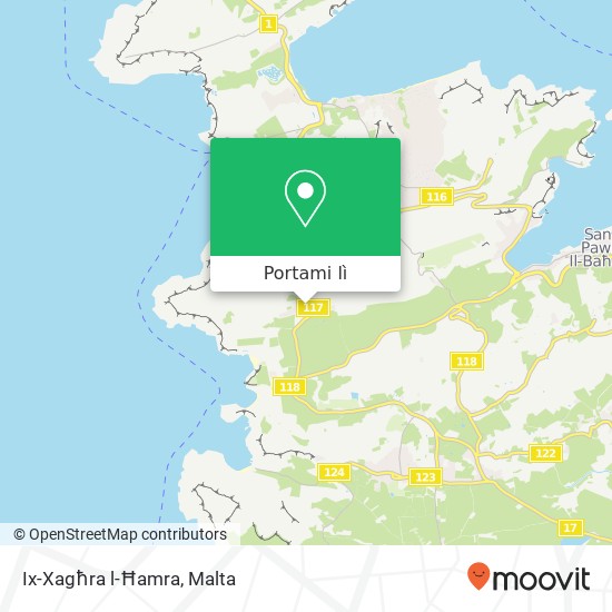 Mappa Ix-Xagħra l-Ħamra