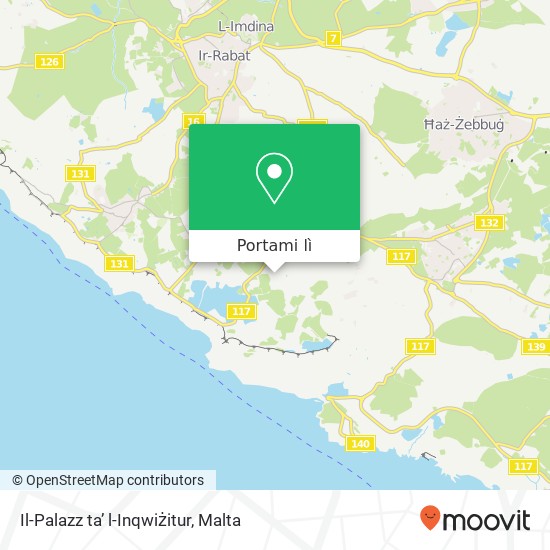 Mappa Il-Palazz ta’ l-Inqwiżitur