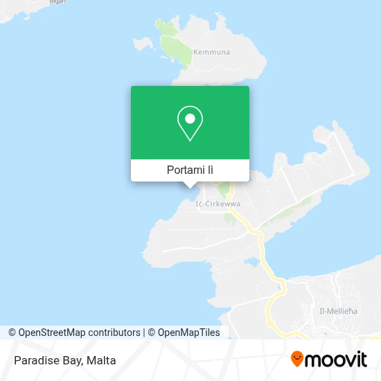 Mappa Paradise Bay