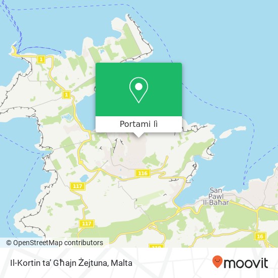 Mappa Il-Kortin ta’ Għajn Żejtuna