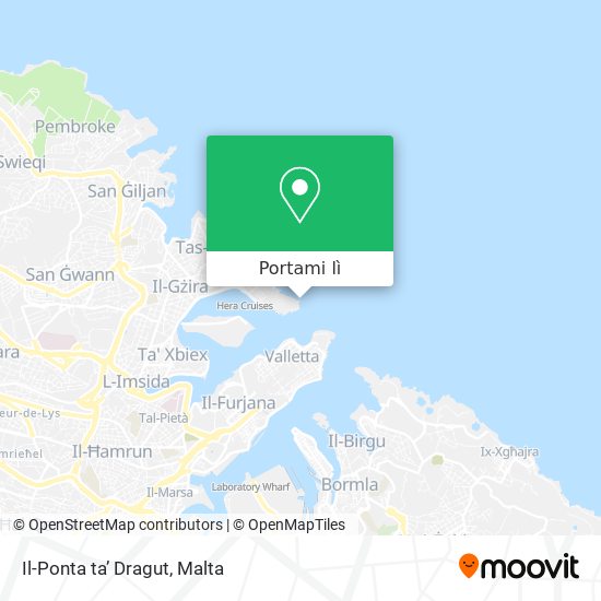 Mappa Il-Ponta ta’ Dragut