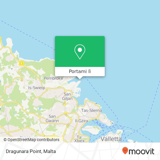 Mappa Dragunara Point