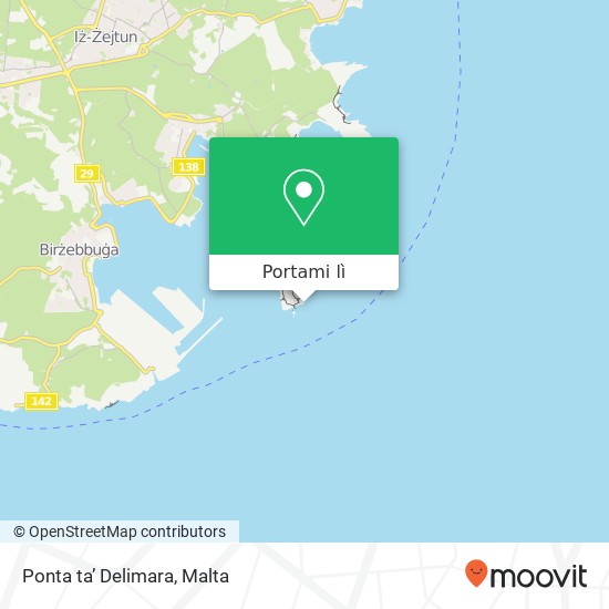 Mappa Ponta ta’ Delimara