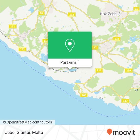 Mappa Jebel Giantar