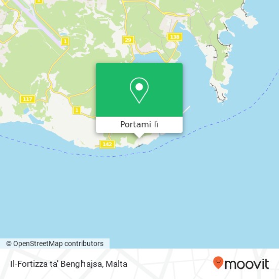 Mappa Il-Fortizza ta’ Bengħajsa