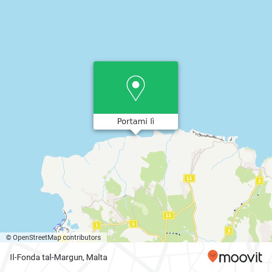 Mappa Il-Fonda tal-Margun