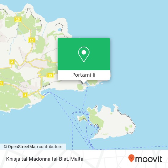 Mappa Knisja tal-Madonna tal-Blat