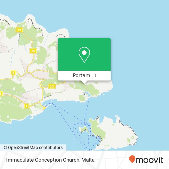 Mappa Immaculate Conception Church