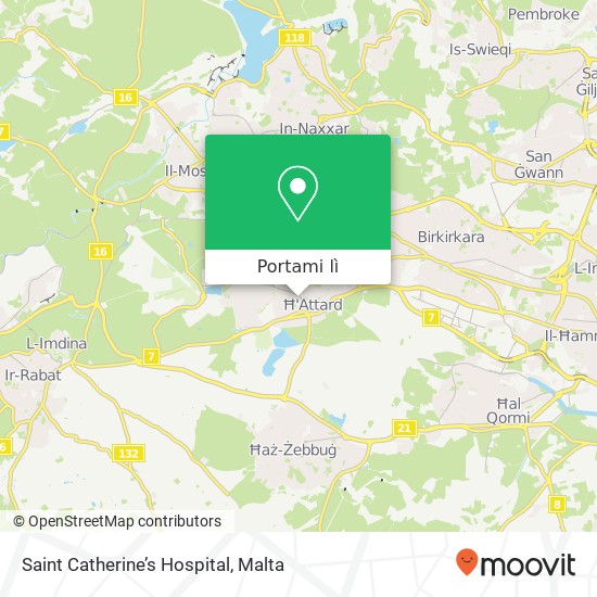 Mappa Saint Catherine’s Hospital