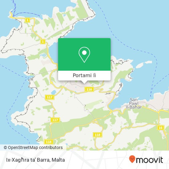 Mappa Ix-Xagħra ta’ Barra