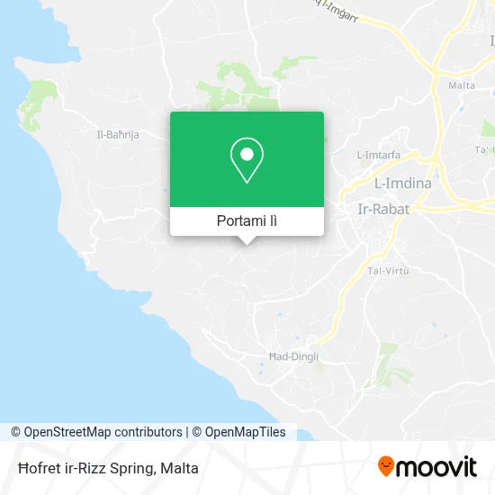 Mappa Ħofret ir-Rizz Spring