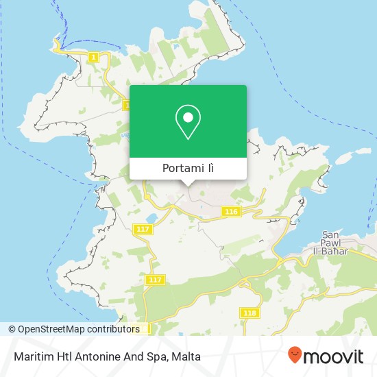 Mappa Maritim Htl Antonine And Spa