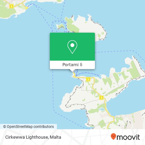 Mappa Cirkewwa Lighthouse