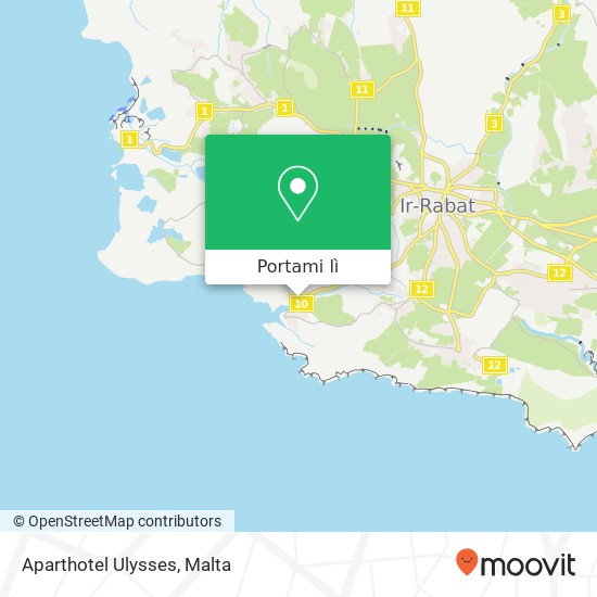 Mappa Aparthotel Ulysses