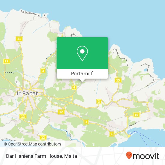 Mappa Dar Haniena Farm House