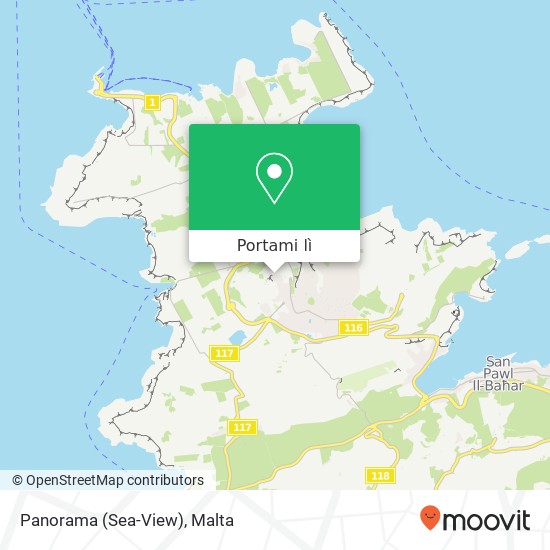 Mappa Panorama (Sea-View)