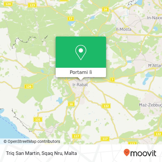 Mappa Triq San Martin, Sqaq Nru