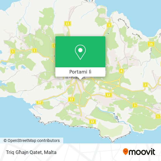 Mappa Triq Għajn Qatet